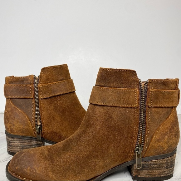 Born Morocco Brown Distressed Bootie 7 - Picture 6 of 13